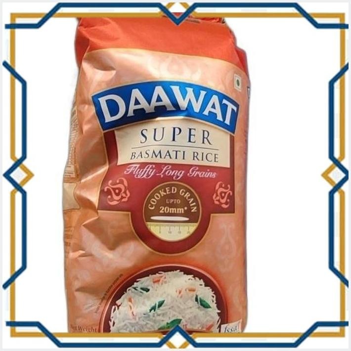 

[GDS] DAAWAT SUPER BASMATI RICE BAG 1 KG | BERAS