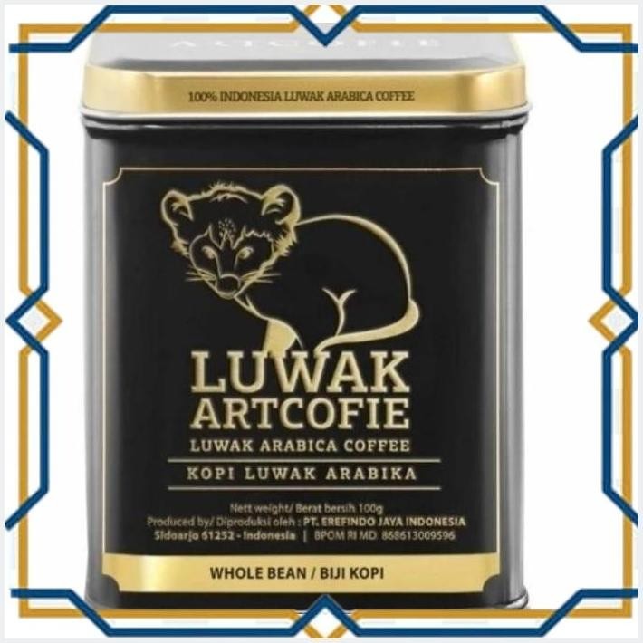 

[GDS] ARTCOFIE KOPI LUWAK ARABICA WHOLE BEAN TIN BOX 100 GR