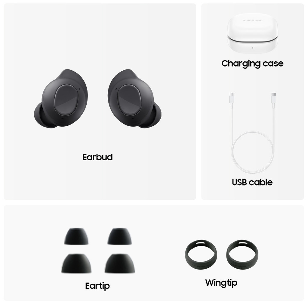 Samsung Galaxy Buds FE - Graphite, Galaxy AI, Handphone AI, Buds AI-5