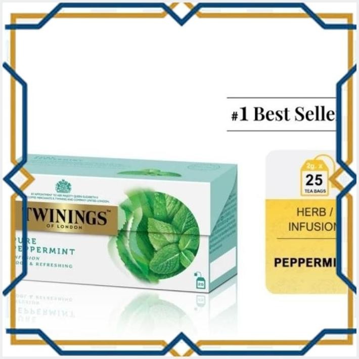 

[GDS] TWININGS TEH CELUP PURE PEPERMINT ISI 25