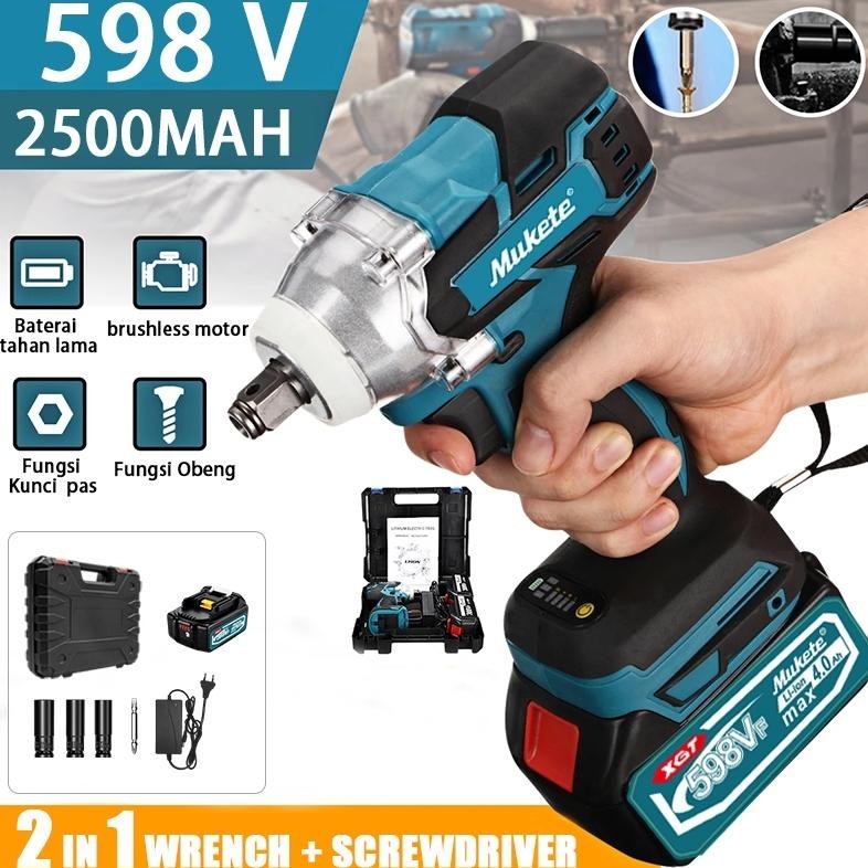 {BARU} Brushless 598V 700 N/M cordless impact impact wrench impact baterai impact wrench apr Mobil I