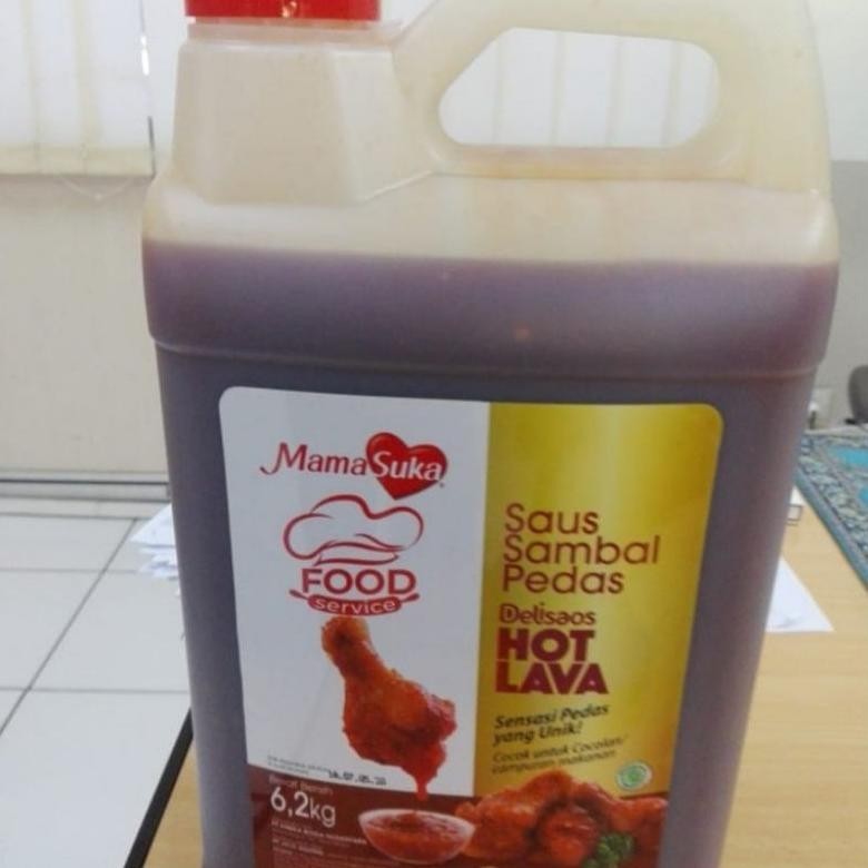 

rwet-23 Hot Lava Saos Sambal Pedas Jerigen 6.2 Kg Viral