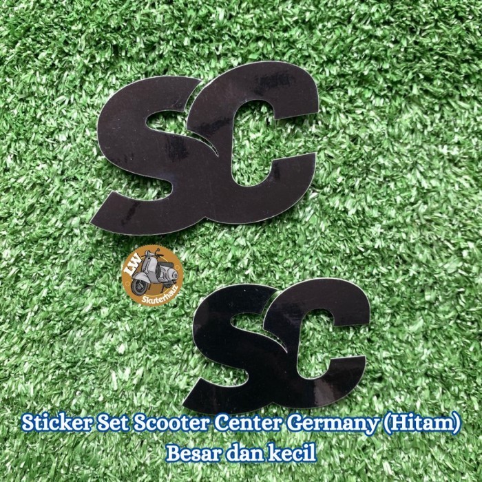 

Sticker Set Scooter Center Germany (Hitam) Besar dan Kecil K01