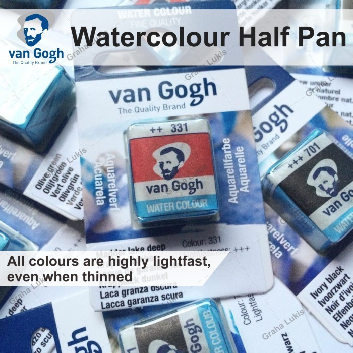 

Van Gogh Watercolour Half Pan - Satuan - Varian 2 K01