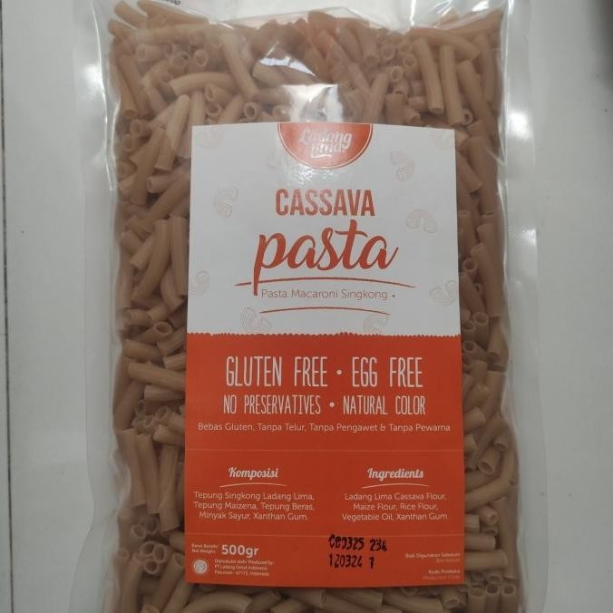 

Cassava Pasta Ladang Lima Macaroni fussili MRS03