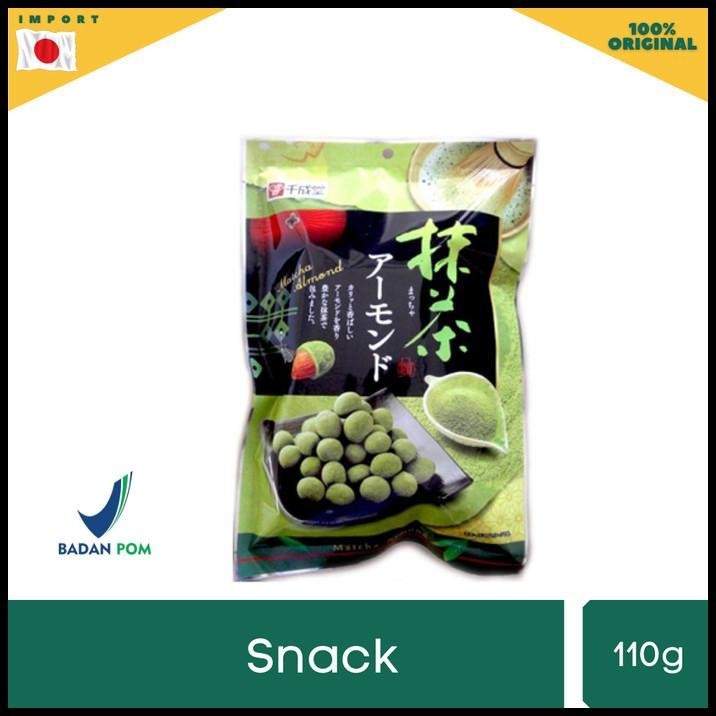 

Sennarido Matcha Almond 110Gr Cemilan Kacang Jepang