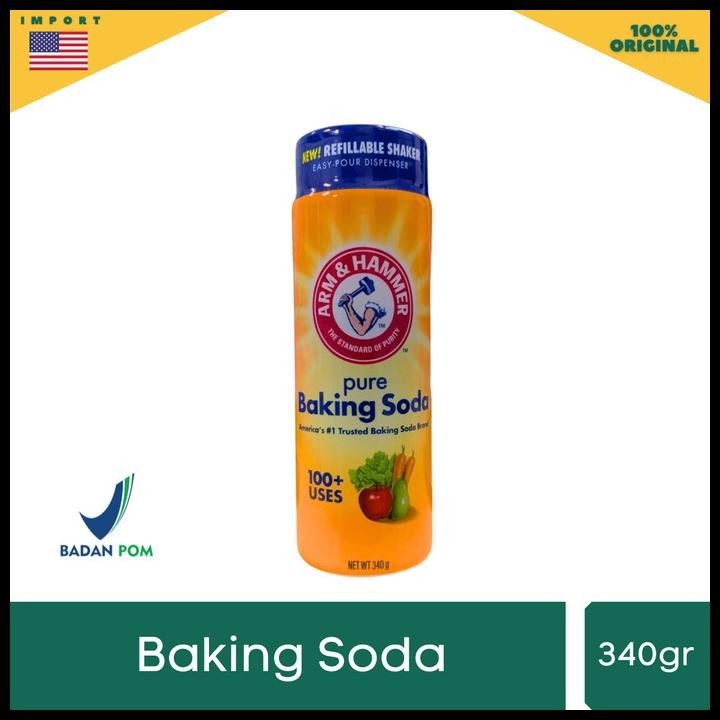 

Baking Soda Arm & Hammer Shaker Untuk Pencuci Buah Dan Sayuran 340Gr