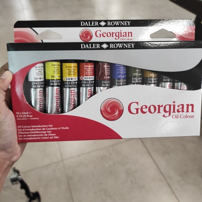 

Daler Rowney Georgian Oil Paint Set 10/22ml K01