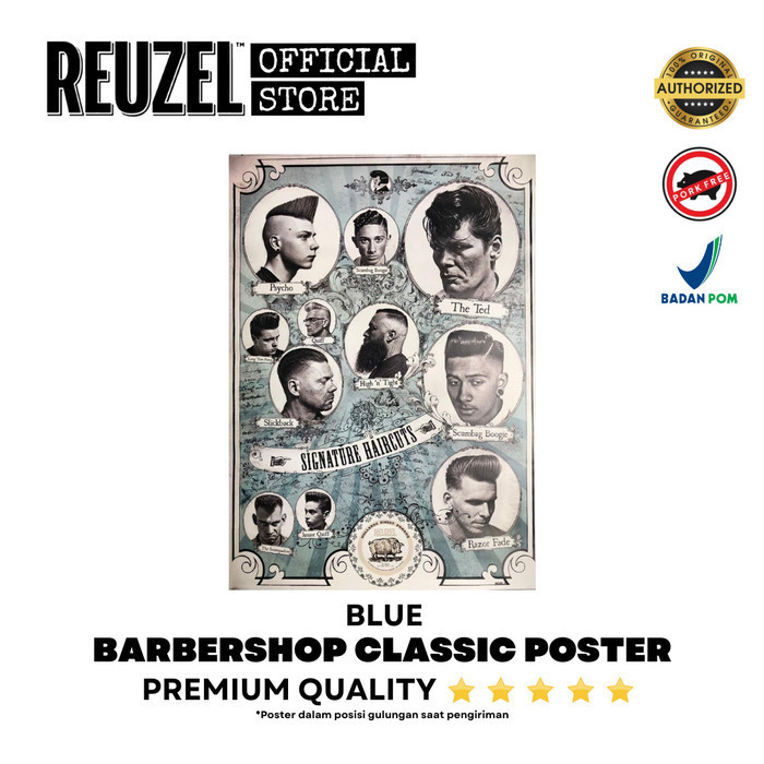 

REUZEL OFFICIAL POSTER BARBERSHOP CLASSIC K01