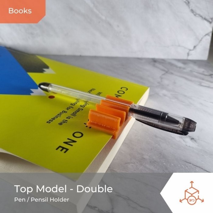 

Top Model Double Pen Holder Book Pen Clip pada Buku Pulpen