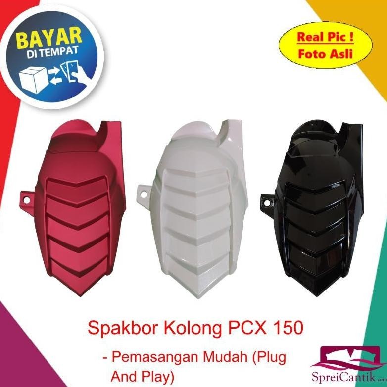Spakbor Kolong PCX 150 - Mudguard Pelindung Lumpur Belakang Variasi Motor PCX Hungger Transformer