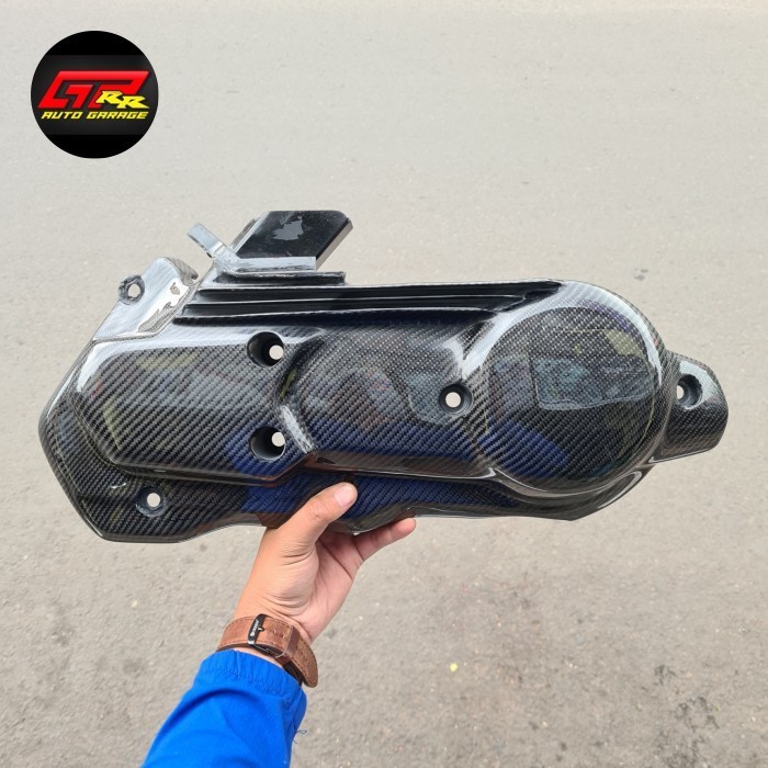 Cover Cvt Mesin Carbon Kevlar Yamaha New Nmax 2020