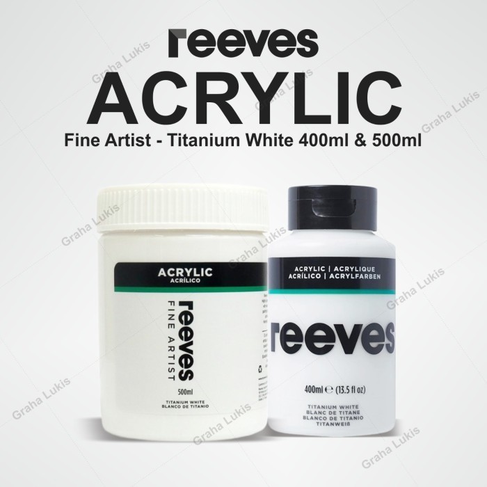 

Ready Reeves Acrylic 400ml - Titanium White