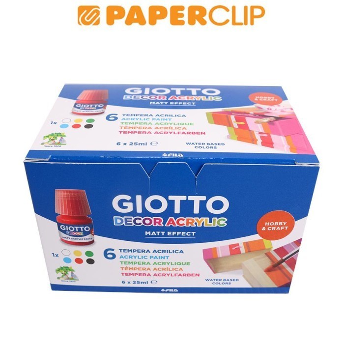 

Ready CAT ACRYLIC GIOTTO 538200 6COLOR