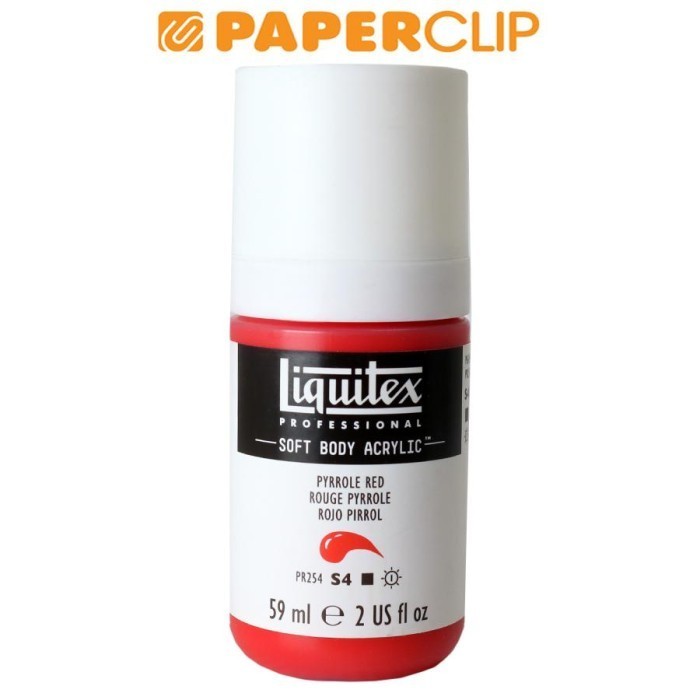 

Ready ACRYLIC SOFT BODY LIQUITEX 1959321 PYRROLE RED
