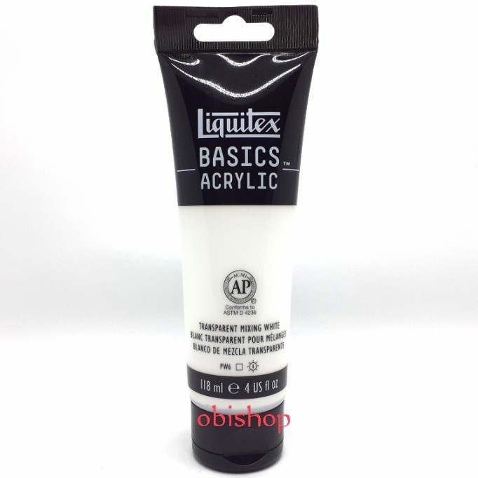 

Ready Cat Akrilik Liquitex Basics Acrylic 118 ml Transparent Mixing White