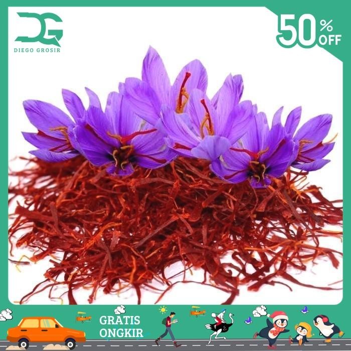 

SAFFRON SUPER NEGIN IRAN 0.1 GRAM / SAFRON PREMIUM GRADE A 0,1 GRAM DIJAMIN GRATIS ONGKIR