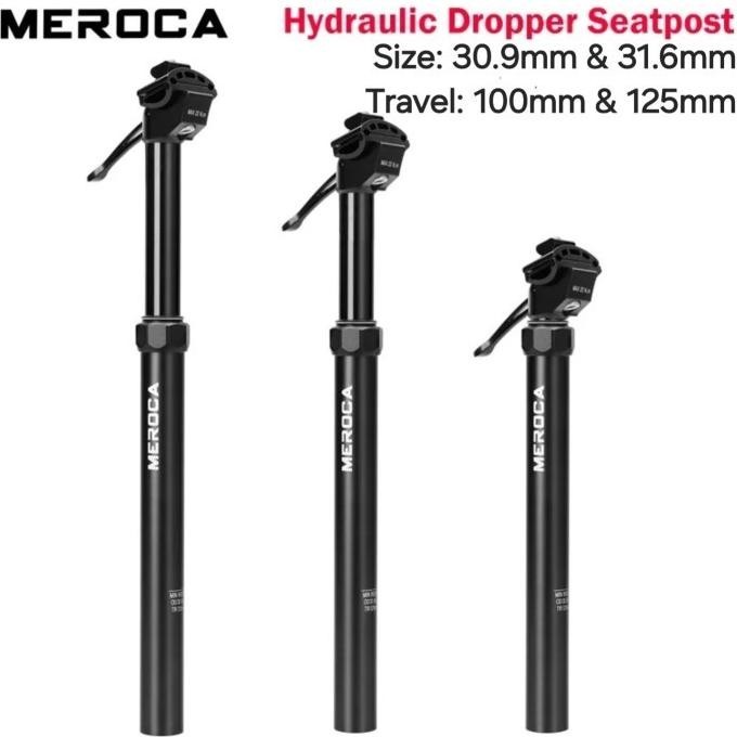 Premium Meroca Dropper Seatpost Hydraulic Hidrolik Seatpost Sepeda
