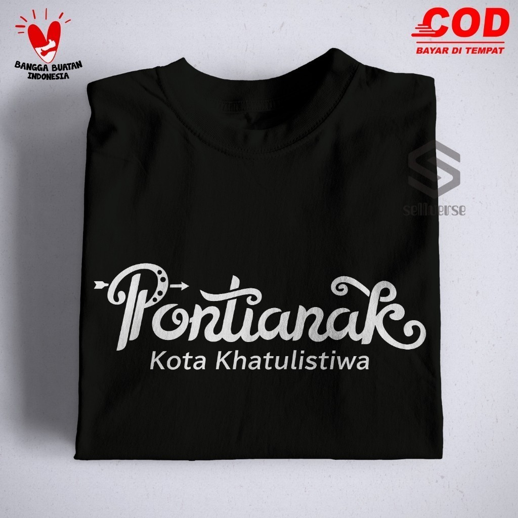 Pontianak - Kaos - Baju - T Shirt - Pakaian - Pria - Wanita - Murah - COD
