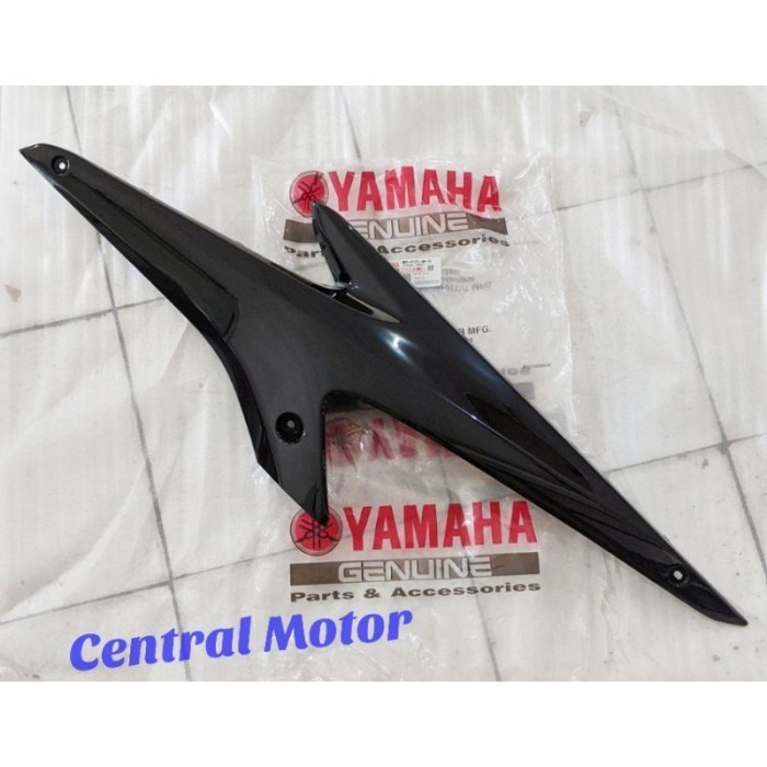 Cover Body Tengah Deltabox Delta Box Aerox 155 Hitam Metalik