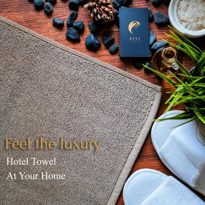 HARGA DISC - PROMO KESET HANDUK HOTEL PREMIUM WARNA COKLAT ABU AWET DAN TEBAL