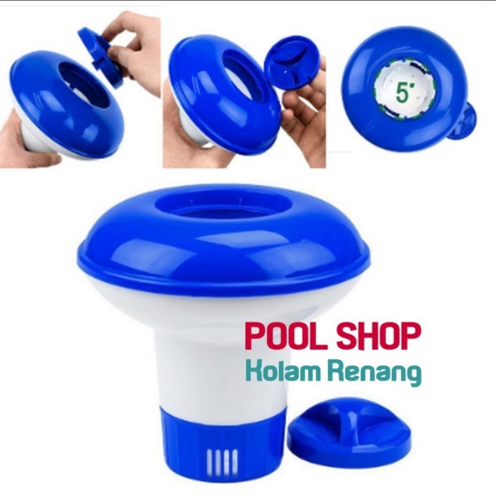 Grosir Floating Chlorine Dispenser Pelampung Tablet Kecil