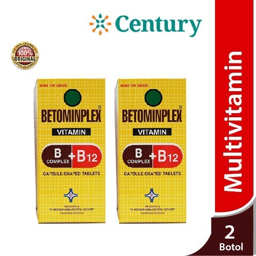 ( 2 Botol ) Vitamin Betominplex B + B12