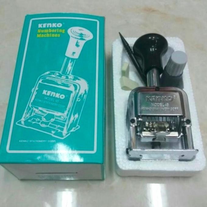 

Hits Banget!! Automatic Numbering Machino Kenko 45/Stempel Nomorator 6 Digit