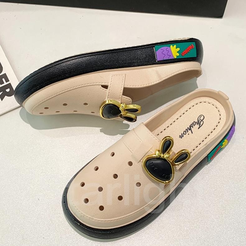 Sepatu Sandal Wedges Wanita Jelly Gesper Sendal Sepatu Wanita Jibbitz Kekinian Sandal Karet Lentur P