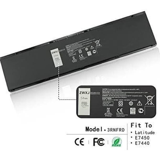 Original Baterai Batre Battery Dell Latitude E7420 E7440 E7450 34Gkr Langsung Kirim