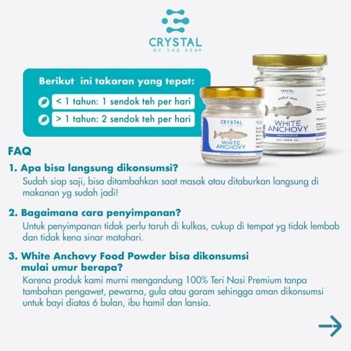 

READY STOCK (CONVENIENT SIZE 20G) WHITE ANCHOVY FOOD POWDER / BUBUK IKAN TERI NASI !!!!!