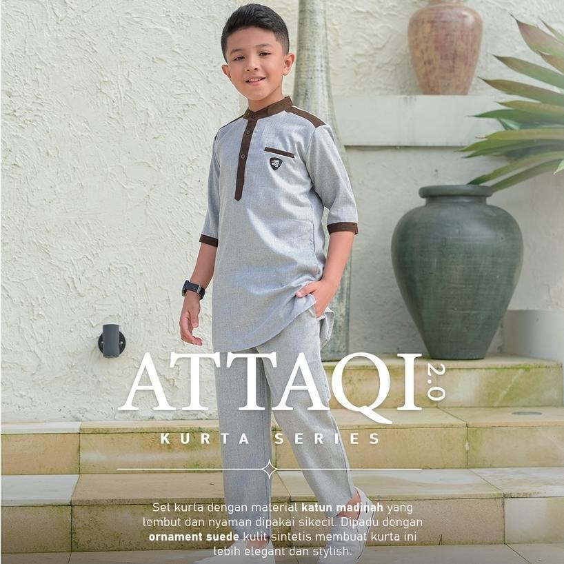 Re27 Setelan Baju Koko Kurta Anak Laki-laki Usia 3 - 12 Tahun Bahan Katun Madinah Premium Terbaru At