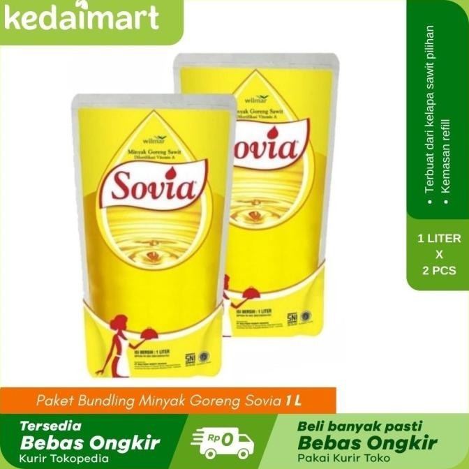 

BIG SALE PAKET BUNDLING MINYAK GORENG SOVIA 1 L !!!!!