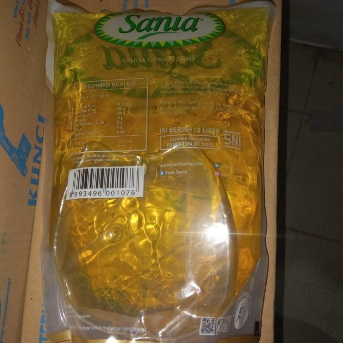 

READY STOCK MINYAK GORENG SANIA 2 LITER !!!!!