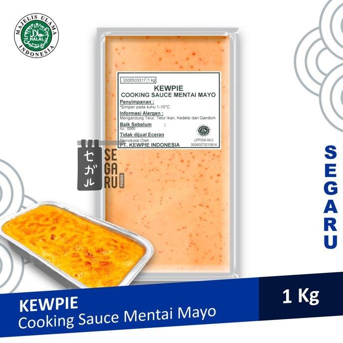 

BIG SALE KEWPIE COOKING SAUCE MENTAI MAYO 1 KG | SAUS MENTAI HALAL !!!!!