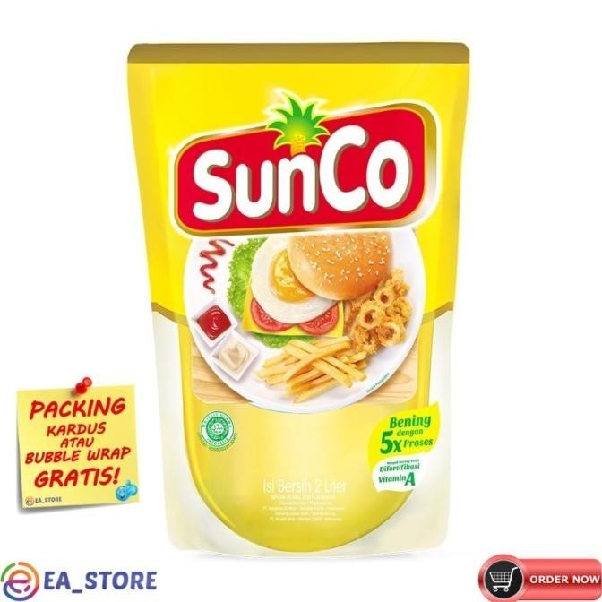 

BIG SALE SUNCO MINYAK GORENG 2 LITER REFILL POUCH 2L MINYAK MAKAN COOKING OIL !!!!!