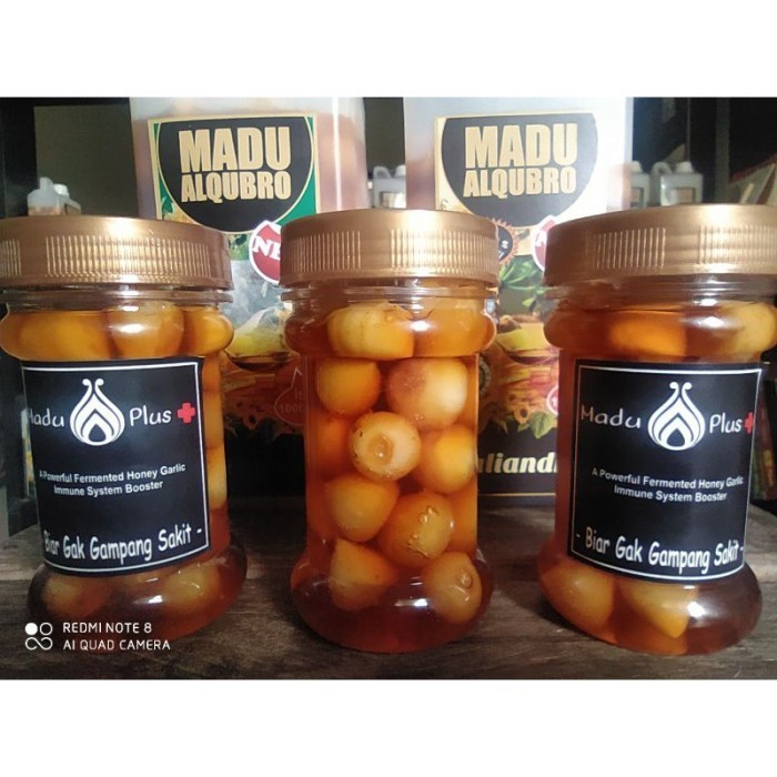 

Ready Madu , kombinasi Rendaman Bawang Putih Tunggal dalam Rendaman Madu