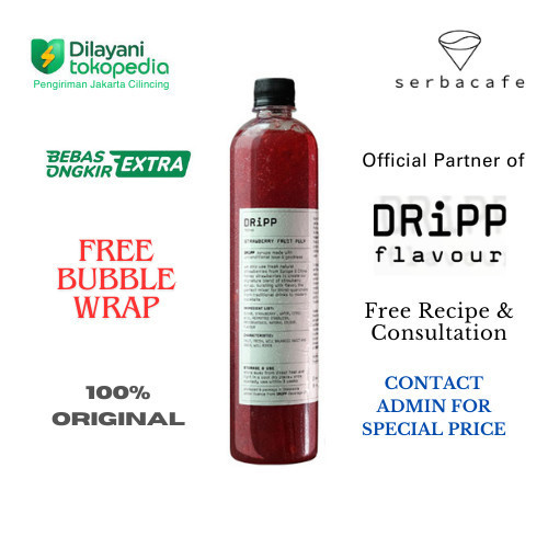 

Dripp Fruit Pulp Strawberry (760 ml)