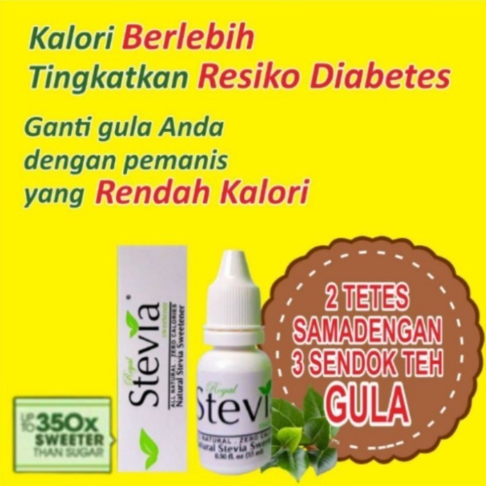 

paket 10 botol stevia pemanis alami