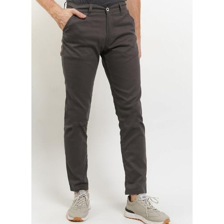 Celana Kerja Pria Celana Bahan Celana Chino Panjang Cotton Twill Stretch