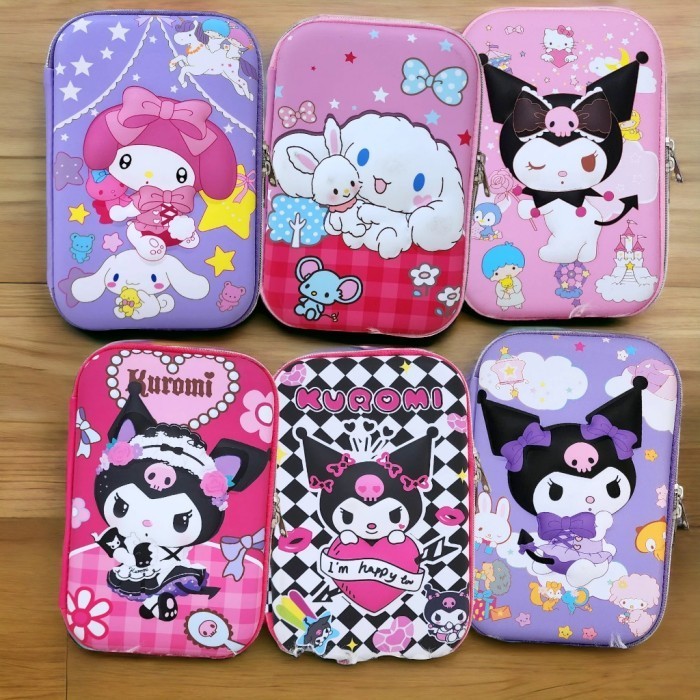 

TEMPAT PENSIL CINNAMOROLL HARDCASE KOTAK PENSIL KUROMI MELODY IMPORT