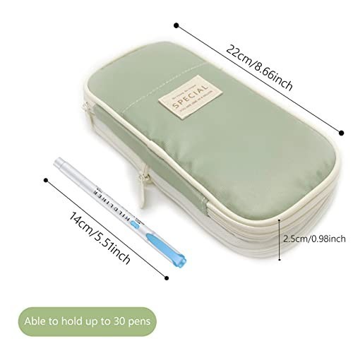 

OLINLIFE PENCIL CASE AESTHETIC PENCIL POUCH STATIONERY BIG CAPACITY