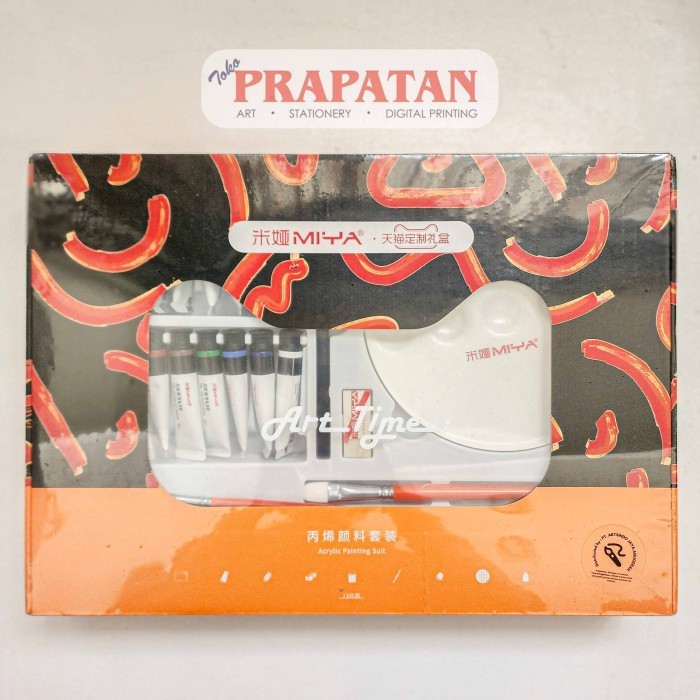 CAT AKRILIK SET MIYA HIMI ART TIME 13PCS MIYA HIMI ACRYLIC SET