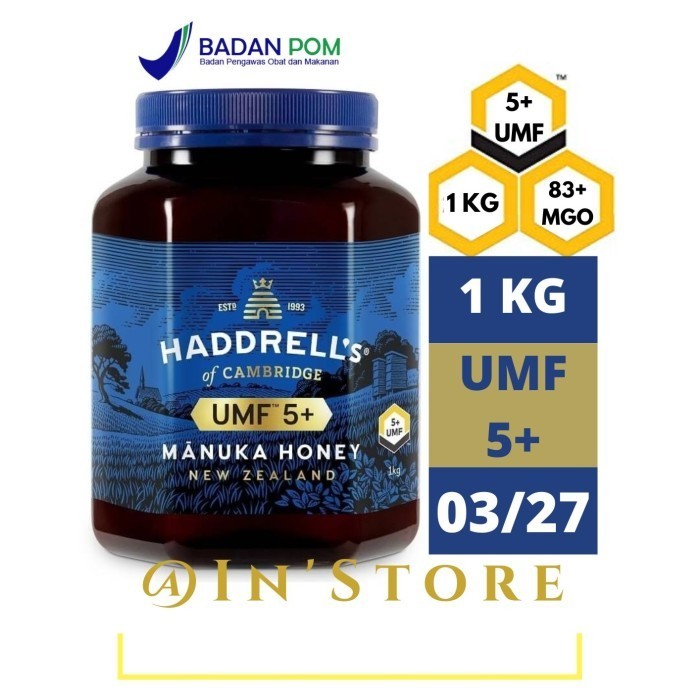 

Madu Haddrells UMF 5+ MGO 83+ 1kg