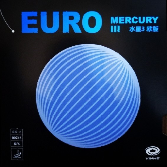 Karet Bat Tenis Meja Pingpong Yinhe Mercury 3 Euro Soft