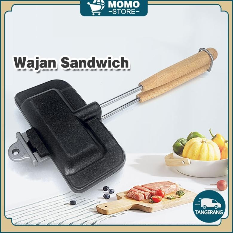 [PROMO] Non-sticky Alat Cetakan Sandwich Roti Bakar Mini Bahan Pengaman Wajan Sandwich/Cetakan Roti 