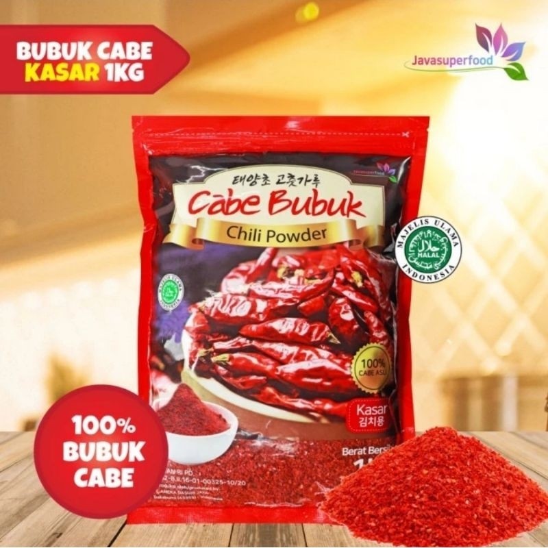 

Gochugaru Kasar 1Kg Korean Chili Powder Gochukaru Bubuk Cabe