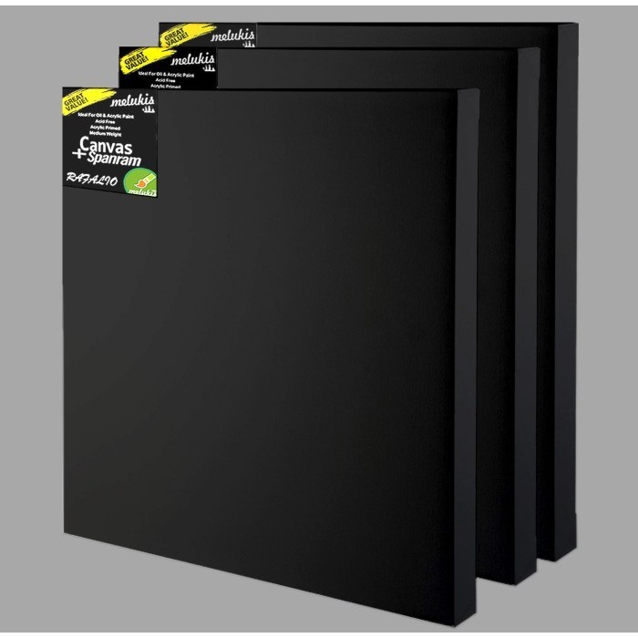 

KANVAS LUKIS HITAM PLUS SPANRAM 120X120 CM CANVAS 120X120CM BY RAVALIO