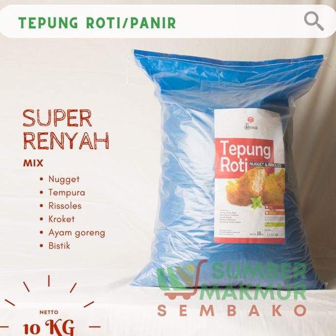 

TEPUNG ROTI / PANIR KREMES 10 KG GM