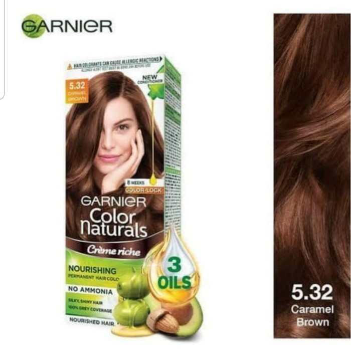 GARNIER CAT RAMBUT WARNA COKLAT CARAMEL